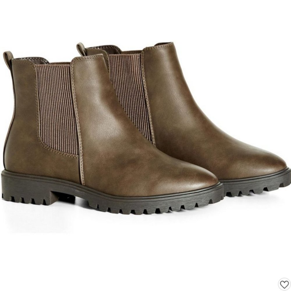 Women's Lydia Ankle Boot - brown | EVANS 11